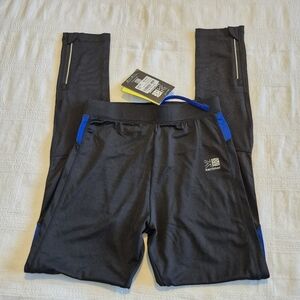 Karrimor boys xl Run Tights size XL boys black & blue NWT